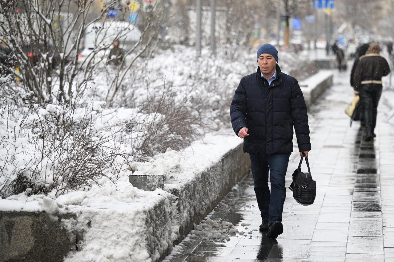 Сформировавшийся в Москве снежный покров назвали временным