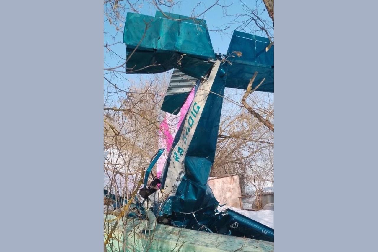 Легкомоторный самолет потерпел крушение в Подмосковье