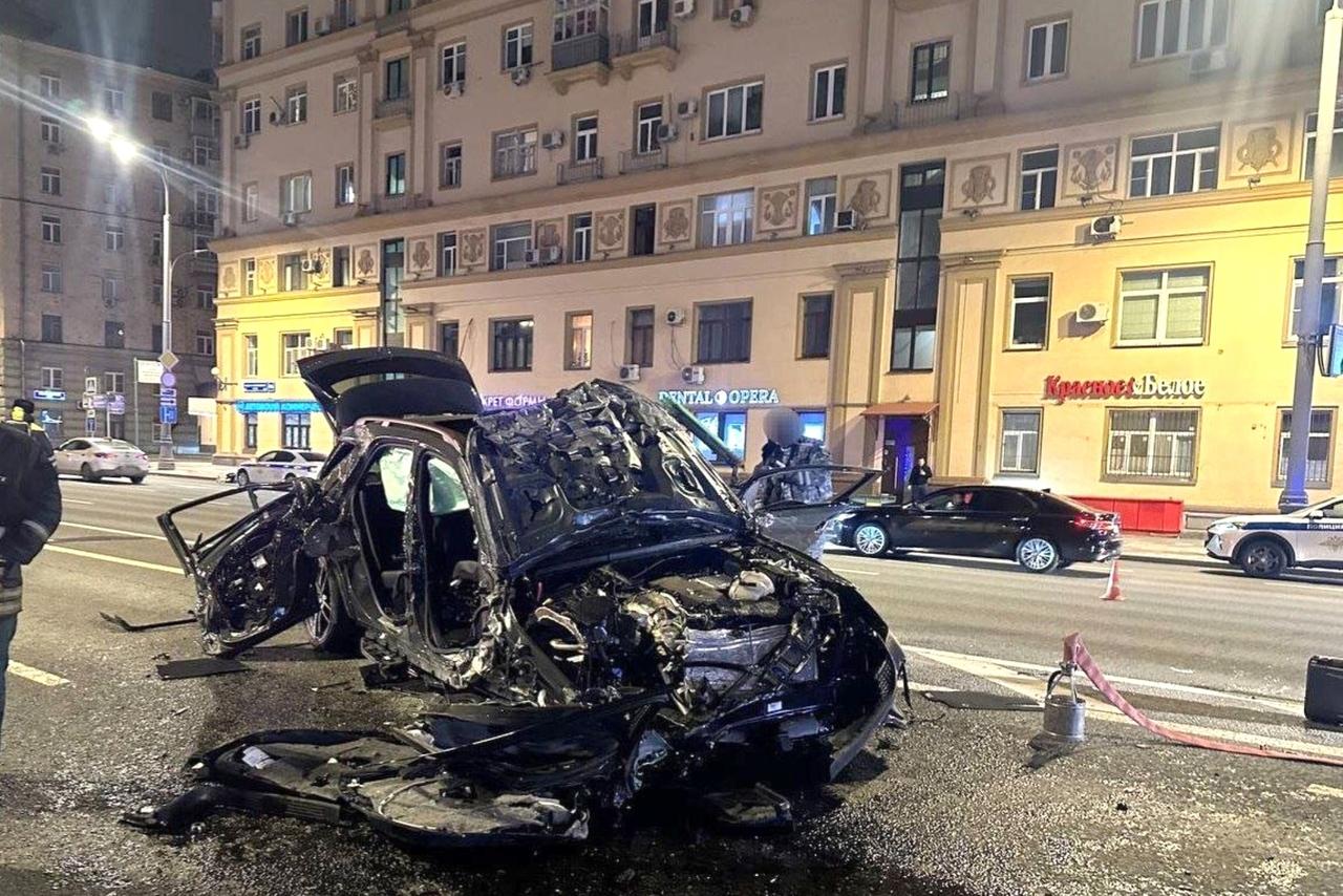 В центре Москвы произошло смертельное ДТП с несколькими машинами