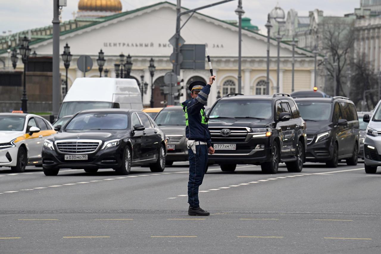 В центре Москвы закрыли движение