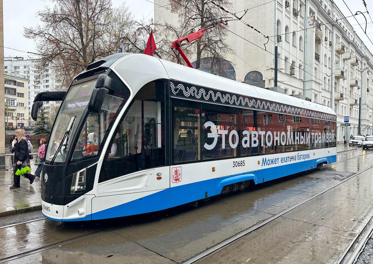 Названа уникальная особенность нового московского трамвая