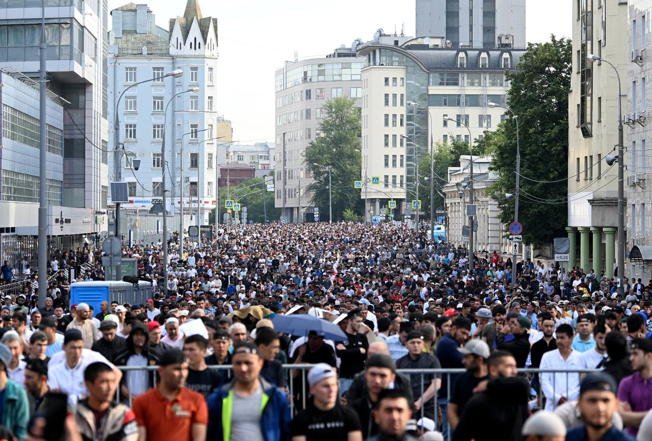 В Москве ограничат движение транспорта в связи с проведением Курбан-Байрама