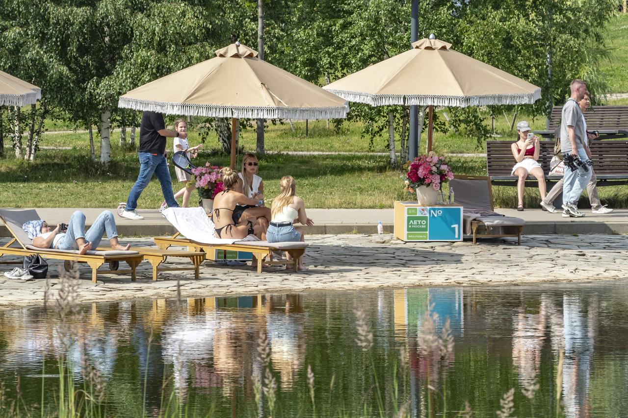 В Москве увеличили количество зон отдыха у воды