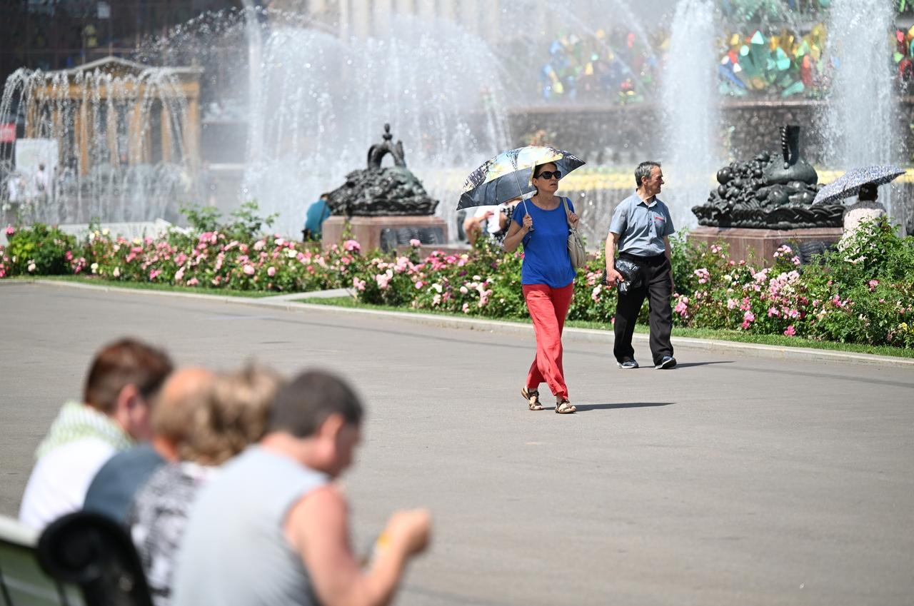 В Москве объявили оранжевый уровень опасности из-за сильной жары