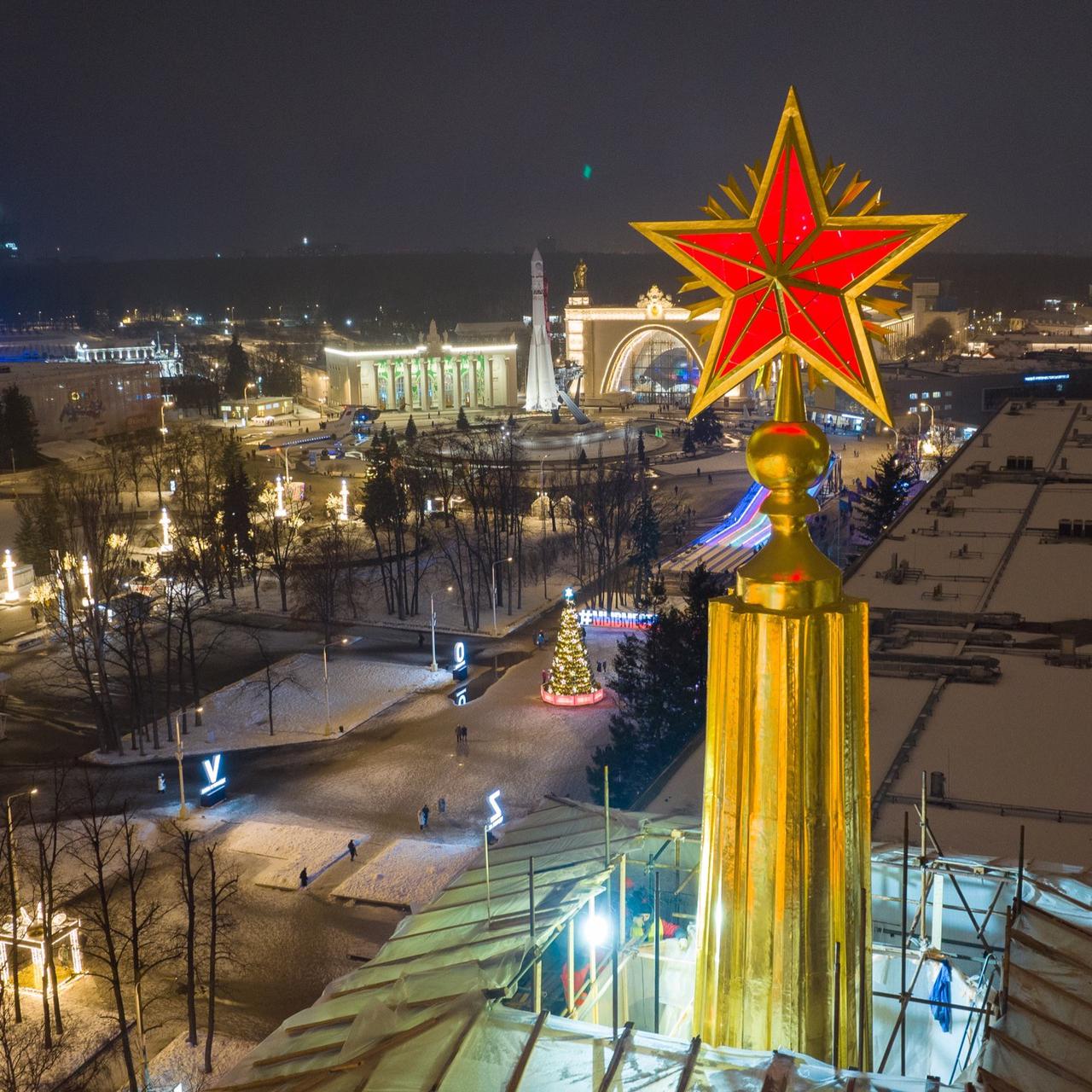 «Пока звезду включают вручную». Как реставрируют самый «московский»  павильон на ВДНХ - Мослента