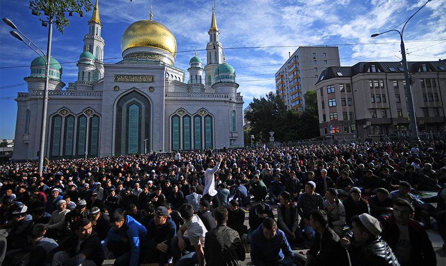 Мечеть праздники. Куйбаран байран на проспекте мина.