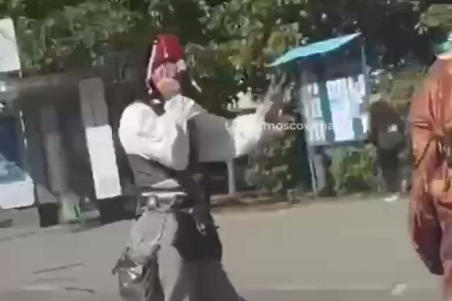 На улице Москвы заметили капитана Джека Воробья