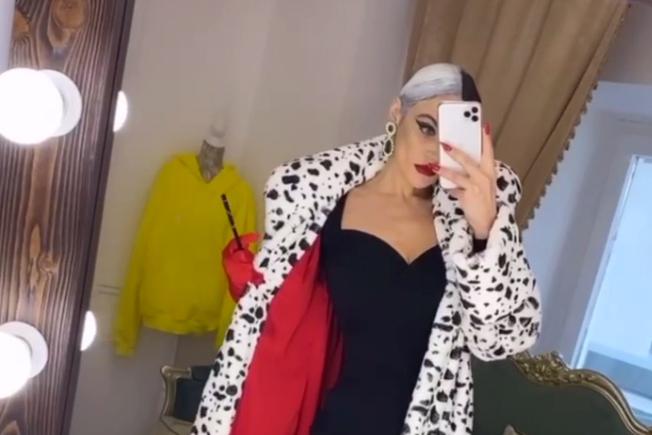 Алена Водонаева примерила образ известной кинозлодейки