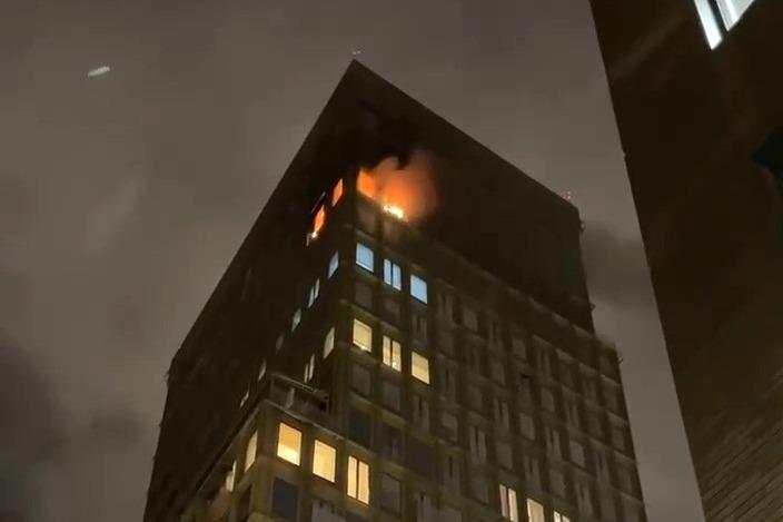 В элитном ЖК в центре Москвы произошел пожар