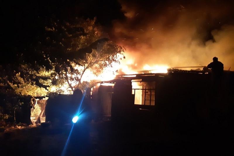 В Подмосковье сгорел дом под номером 666