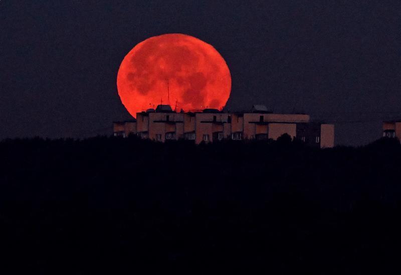 Найдено объяснение красному цвету луны в Москве 