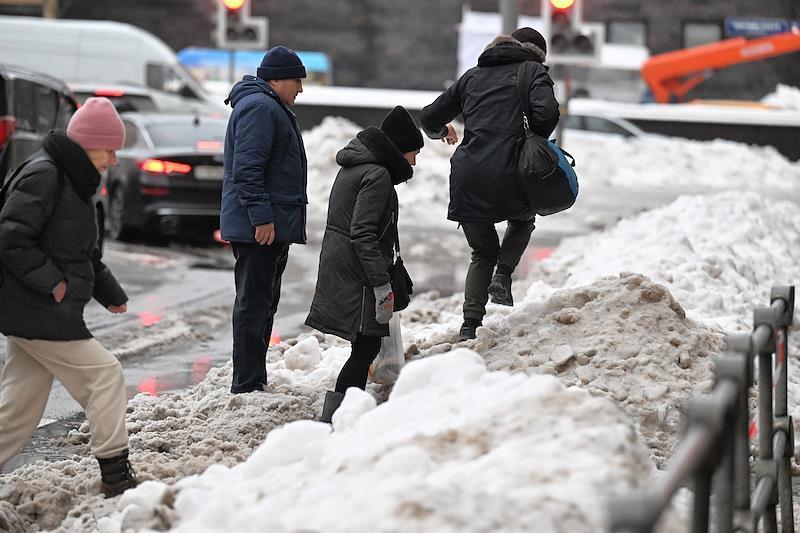 В Москве высота сугробов достигла максимума с начала зимы
