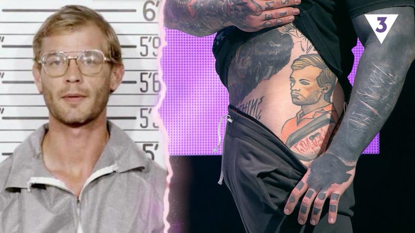 Сын звезды сериала «Каменская» набил себе татуировки с лицами известных маньяков