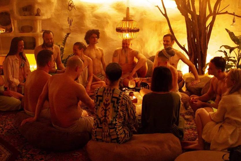 Банная церемония Кристины Олешко в Cave