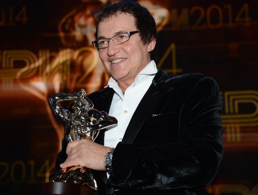 Телеведущий Дмитрий Дибров на церемонии вручения премии ТЭФИ. «Вечерний прайм» в телецентре «Останкино» в Москве