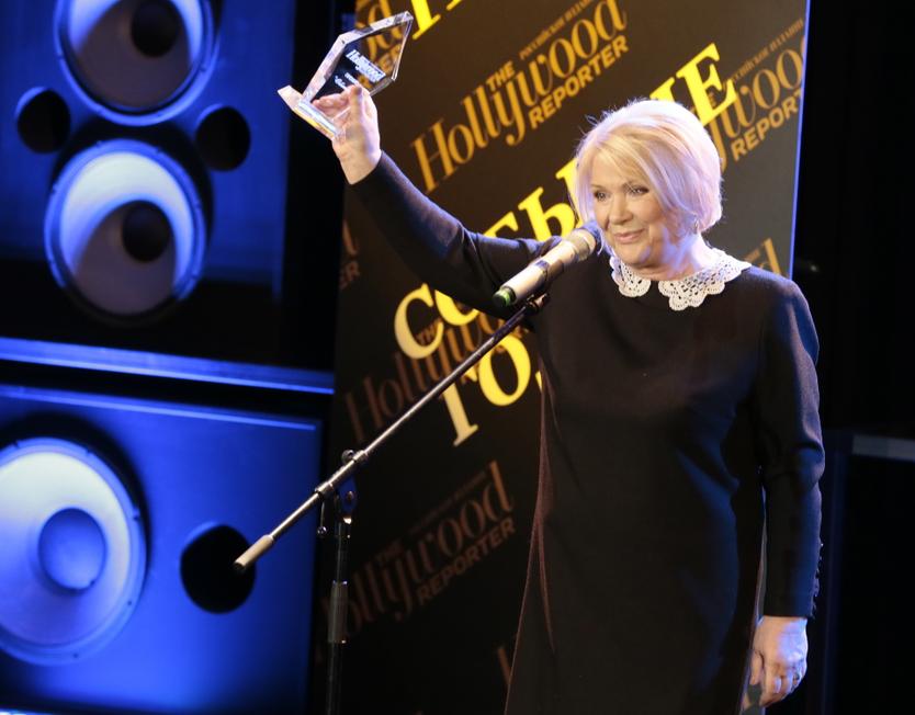 Россия. Москва. 4 декабря 2014 года. Актриса Галина Польских на церемонии вручения премии за достижения в области кино и телевидения от русскоязычной версии журнала The Hollywood Reporter в кинотеатре "Иллюзион".