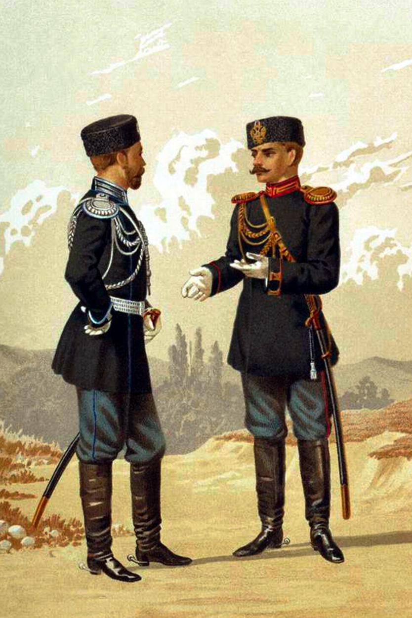 Корпус Военных Топографов и Корпус Фельдегерьский.